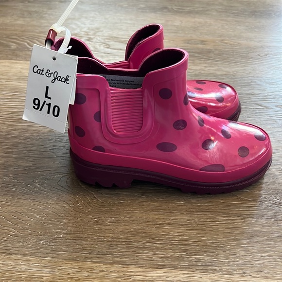 Cat & Jack Other - Cat & Jack | girls rain boots size L 9/10